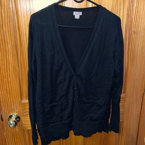 Mossimo Black Cardigan Size L